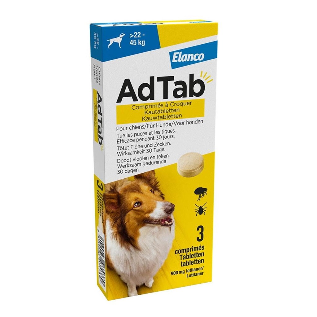 Foto 1 AdTab  >22-45 kg 1Comprimido Elanco