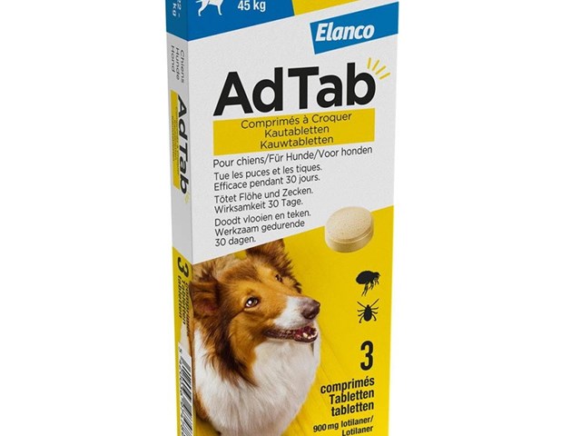 AdTab  >22-45 kg 1Comprimido Elanco