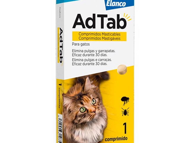 AdTab Gato >2.0 - 8.0 kg 1 Comprimido Elanco