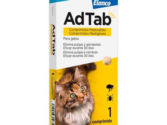 AdTab Gato >2.0 - 8.0 kg 1 Comprimido Elanco