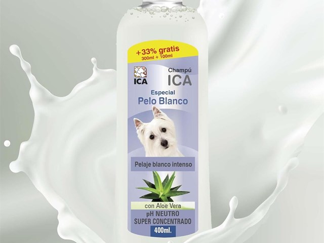 Champú Especial Pelo Blanco 400ml. ICA