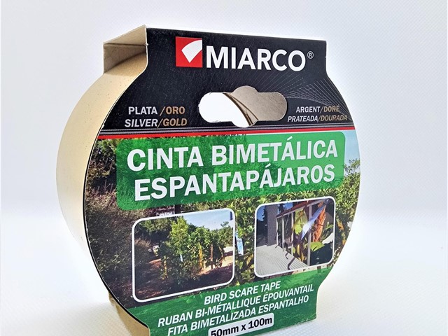 Cinta Bimetálica Espantapájaros Miarco 100m