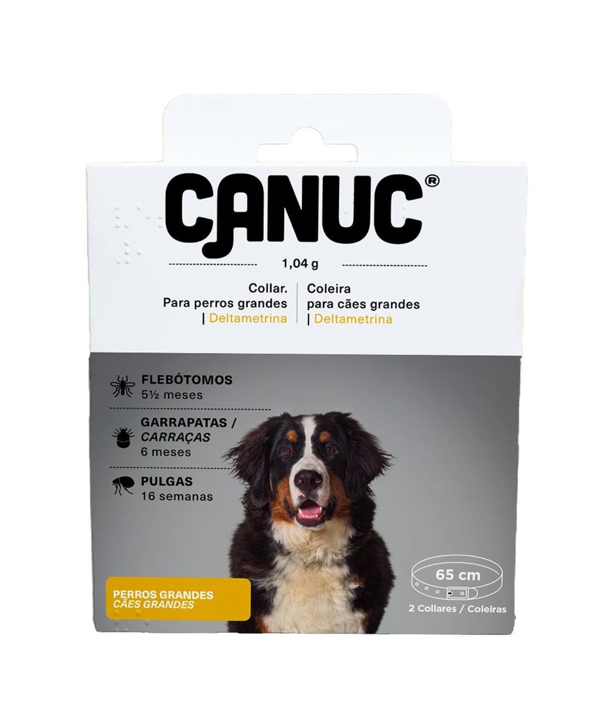 Foto 1 Collar Antiparasitario Perro Grande Canuc 2U