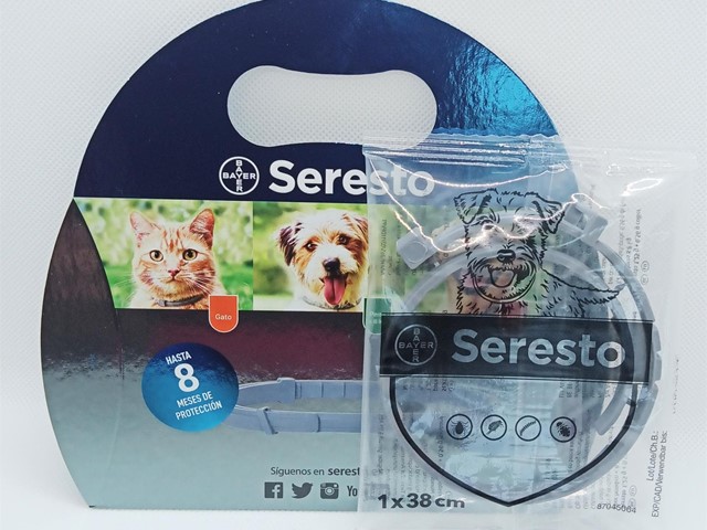 Collar antiparasitario Seresto perro <8kg