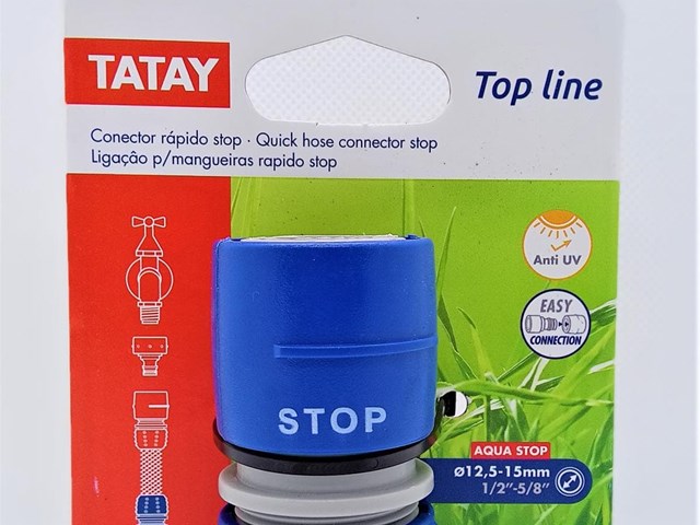Conector rápido aqua stop Tatay