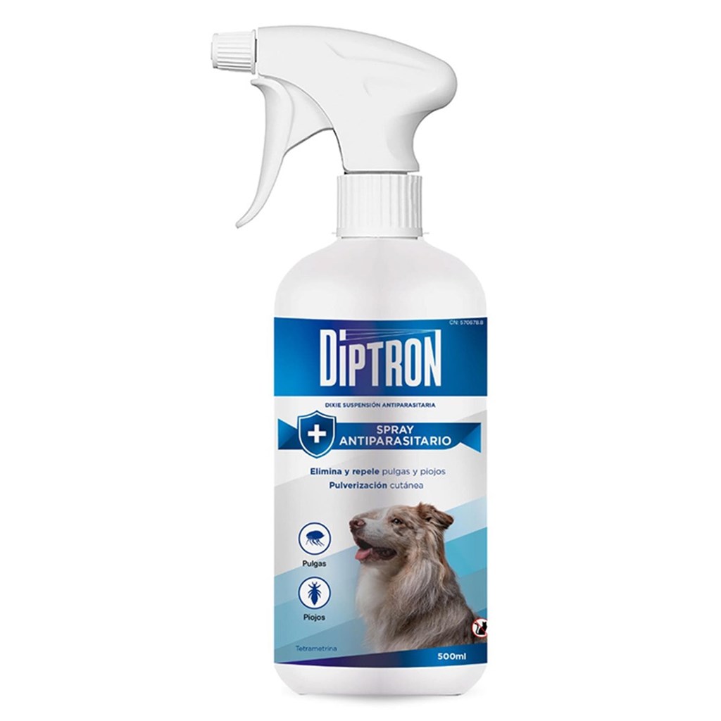 Foto 1 Diptrón Spray Antiparasitario 500ml Quimunsa
