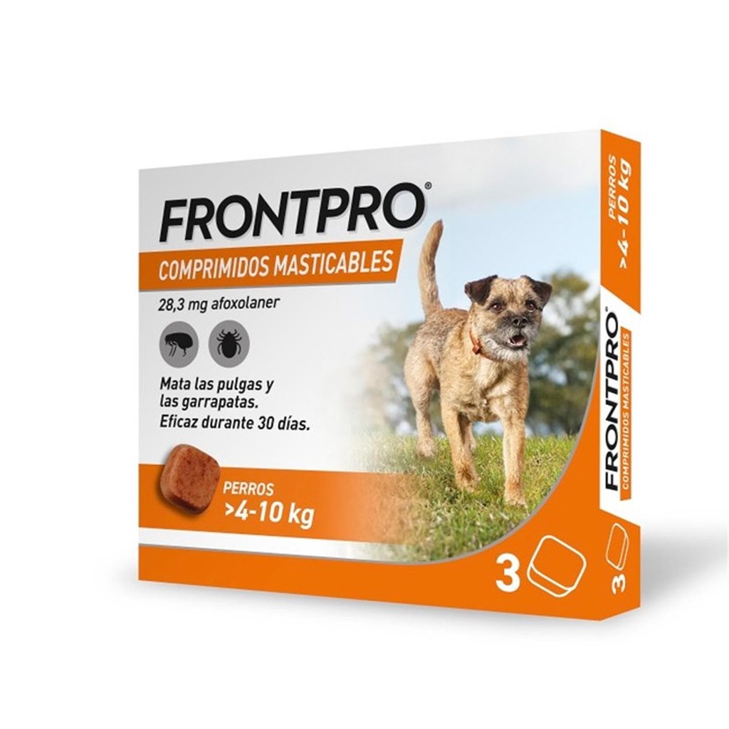 Foto 1 FrontPro >4-10 kg 3 Comprimidos