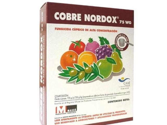 Fungicida Cobre Nordox 75wg 25gr