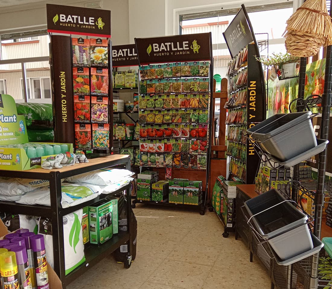 Tienda de jardín en Cedeira