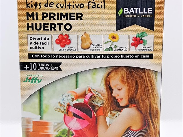 Kit de cultivo fácil "Mi primer huerto" Batlle