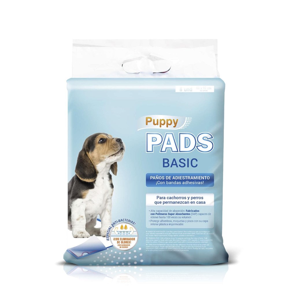 Foto 1 Paños Adiestramiento Puppy Pads Basic 10u Ica