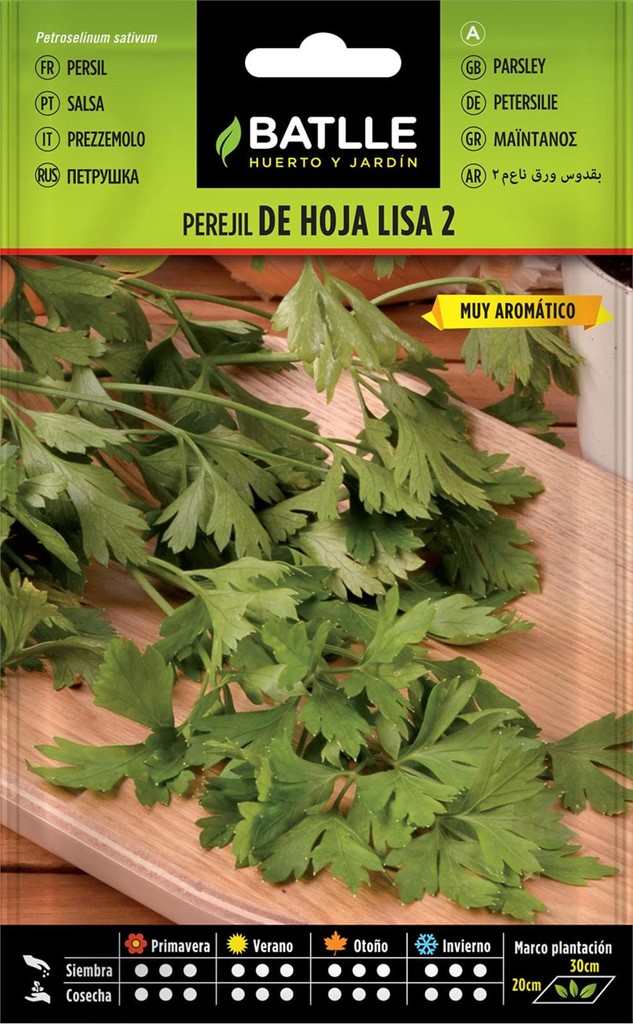 Foto 1 Perejil de Hoja Lisa 2 1.5gr Batlle