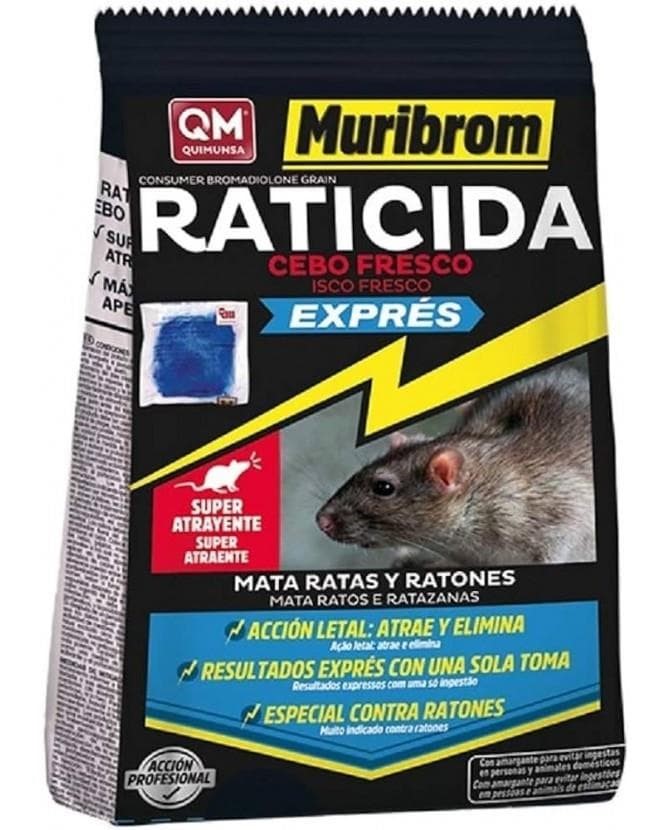 Foto 1 Raticida Cebo Fresco 150gr Muribrom