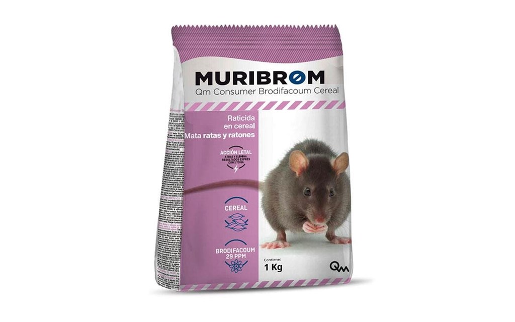 Foto 1 Raticida Muribrom Qm Consumer Brodifacoum Cereal 150gr