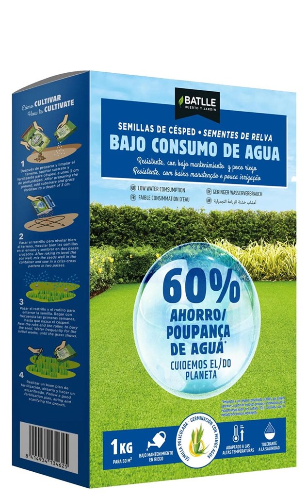 Foto 1 Semillas de Césped Ahorro de Agua 1Kg Batlle