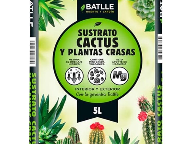 Sustrato Cactus y Plantas Crasas 5l Batlle