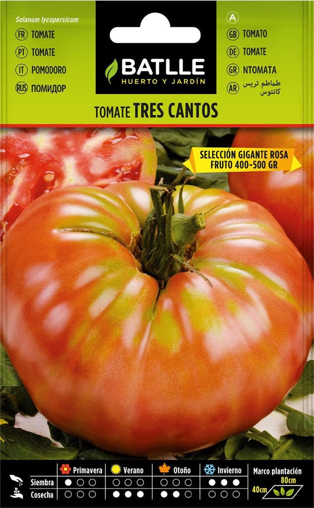 Foto 1 Tomate Tres Cantos Sel. Gigante Rosa
